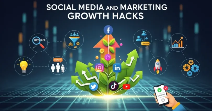 social media and marketing growth hacks